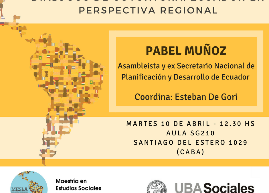 Diálogos de coyuntura. Ecuador en perspectiva regional
