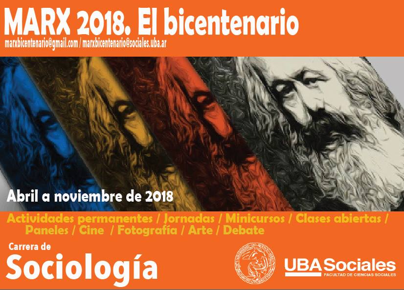 Jornadas «Marx 2018. El bicentenario»
