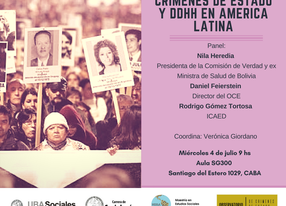 Panel: «Crímenes de Estado y DDHH en América Latina»